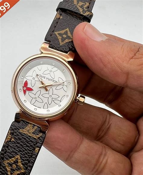 louis vuitton rose gold dial